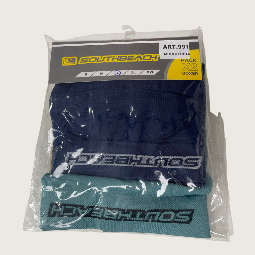 Pack X2 boxer microfibra surtido