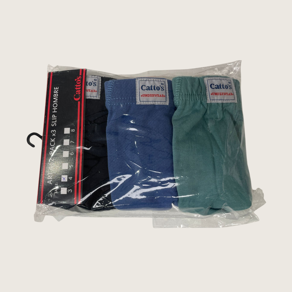 Pack X3 boxer slip surtido