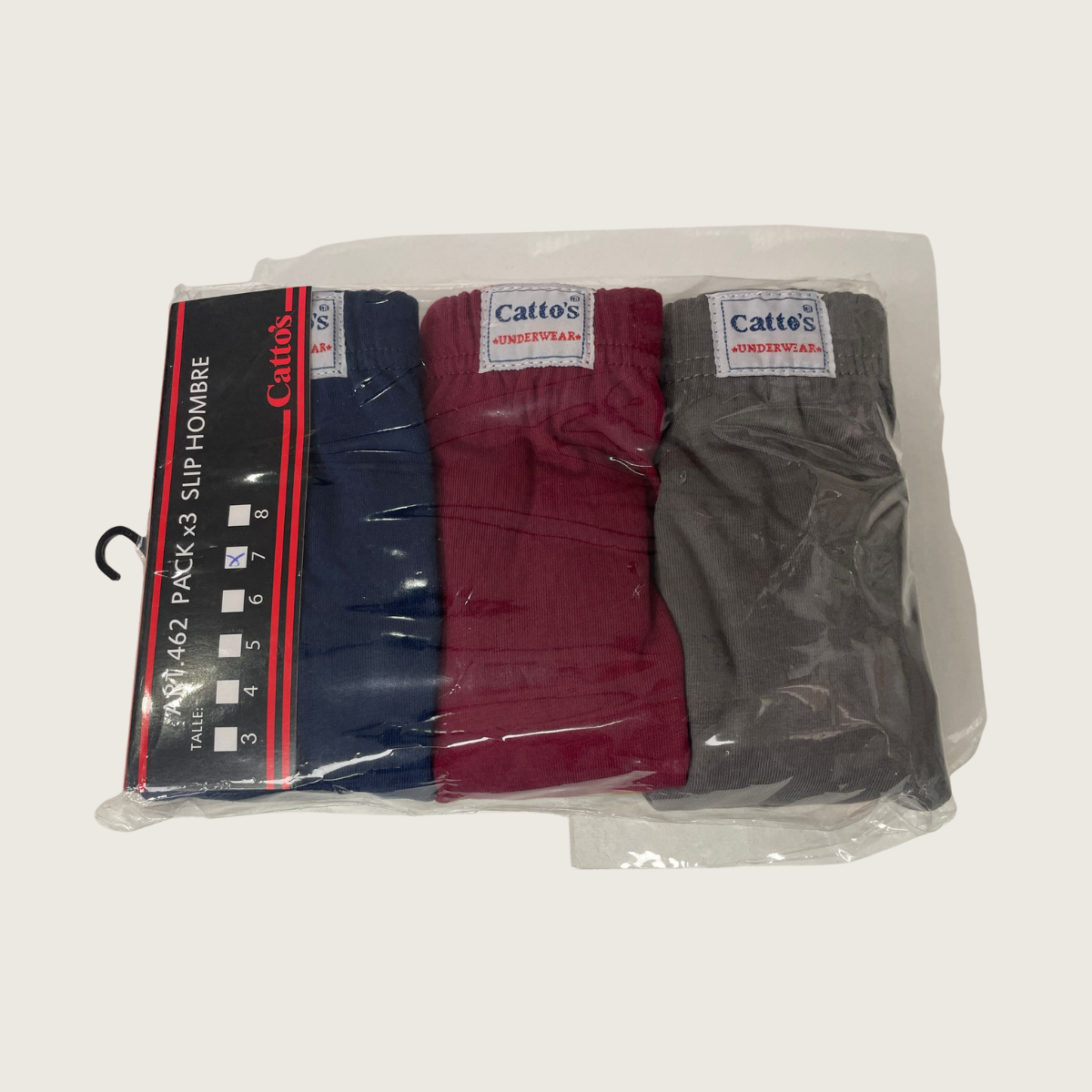 Pack X3 boxer slip surtido