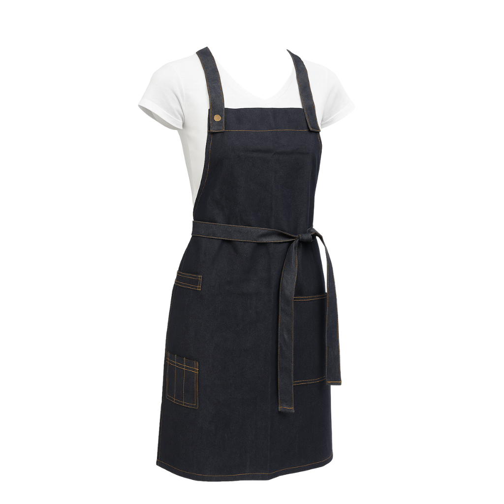 Delantal Con Peto Jean Engomado Mod. 28