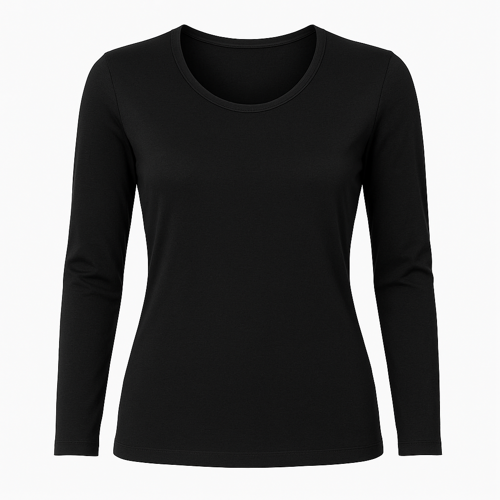 Remera Básica Manga Larga Mujer