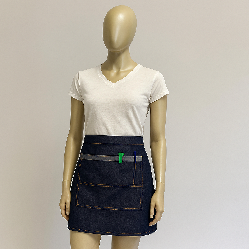 Delantal Cintura Corto Denim Mod. 12