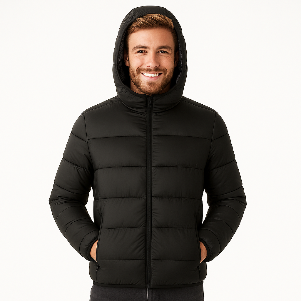 Campera Inflada Omniheat Capucha Unisex