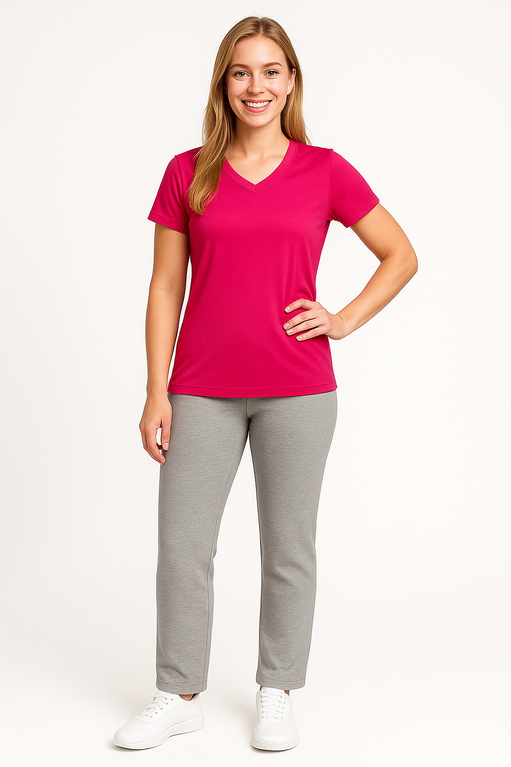 Pantalón Deportivo Recto Mujer