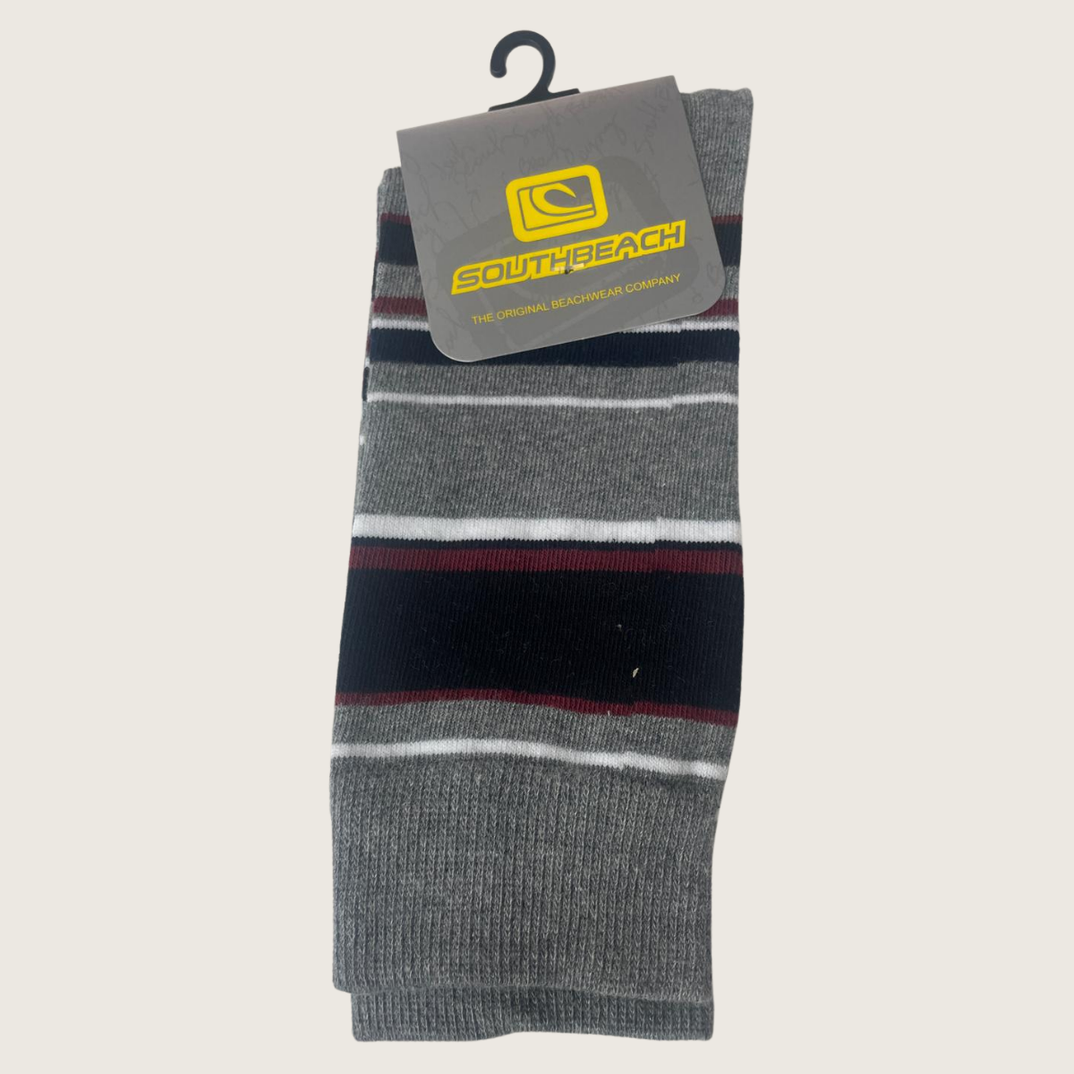 Media algodón c/rayas gruesa (Surtido)