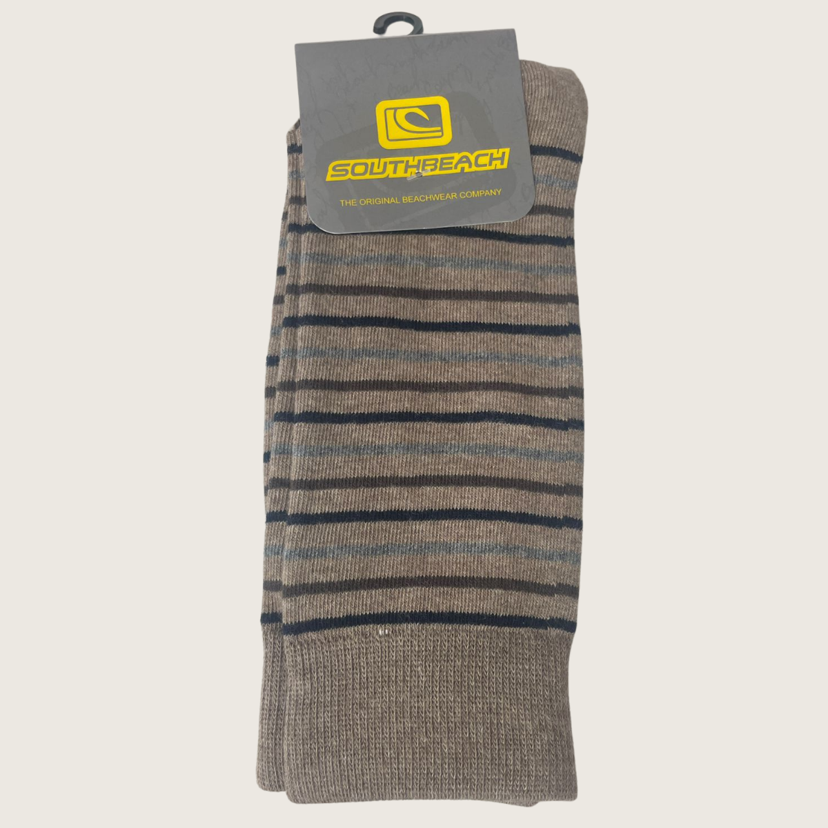 Media algodón c/rayas finas (surtido)