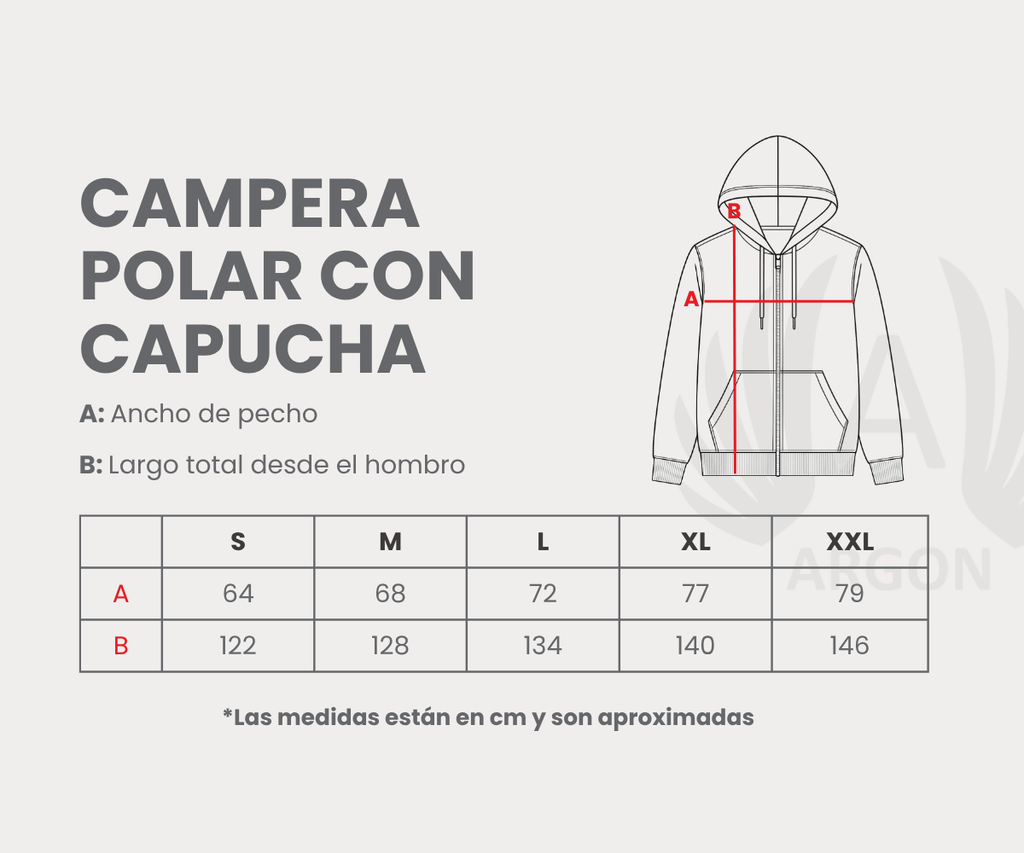 Campera Polar Capucha