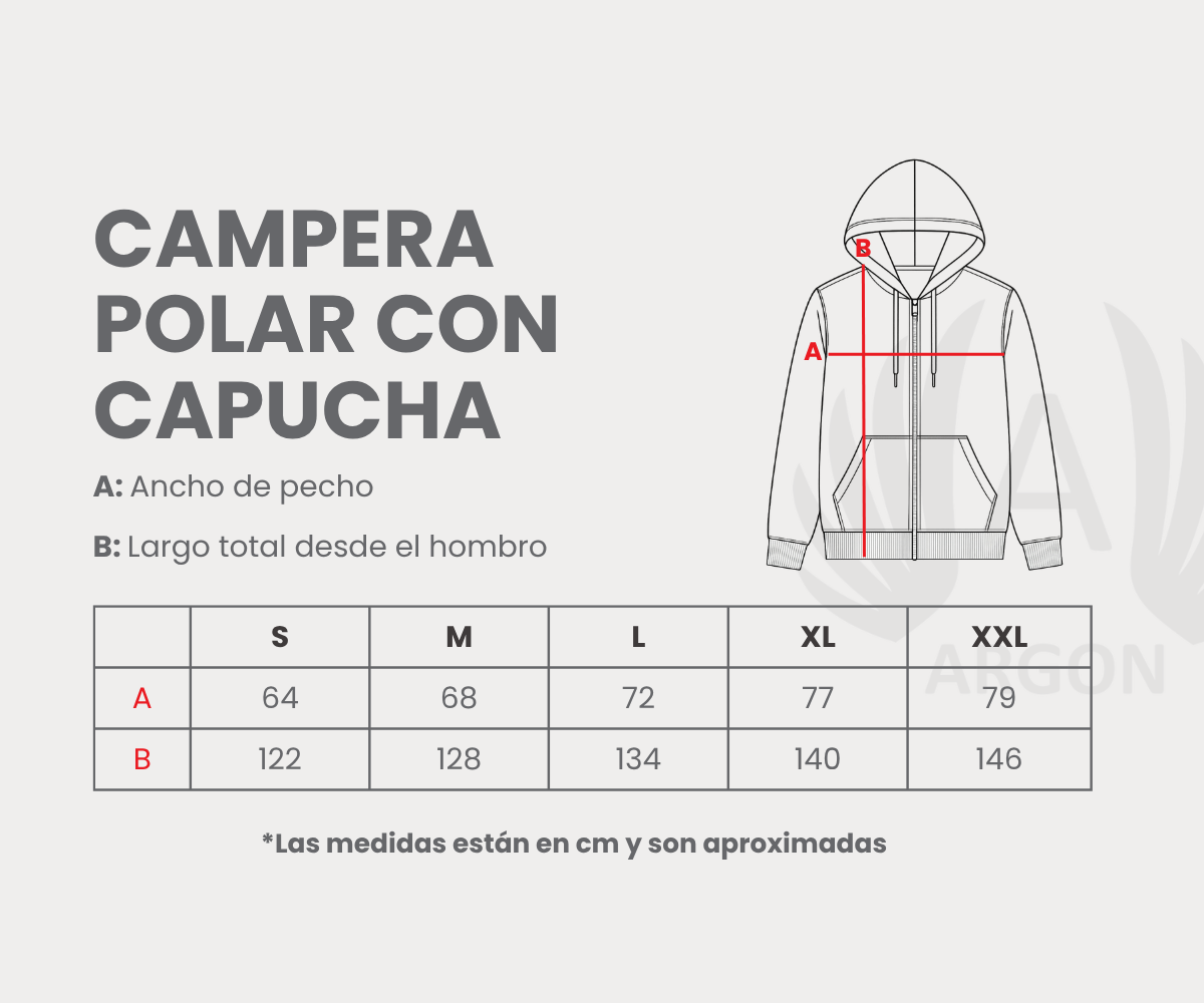 Campera Polar Capucha