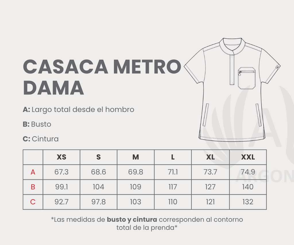 Casaca Metro Spandex Mujer