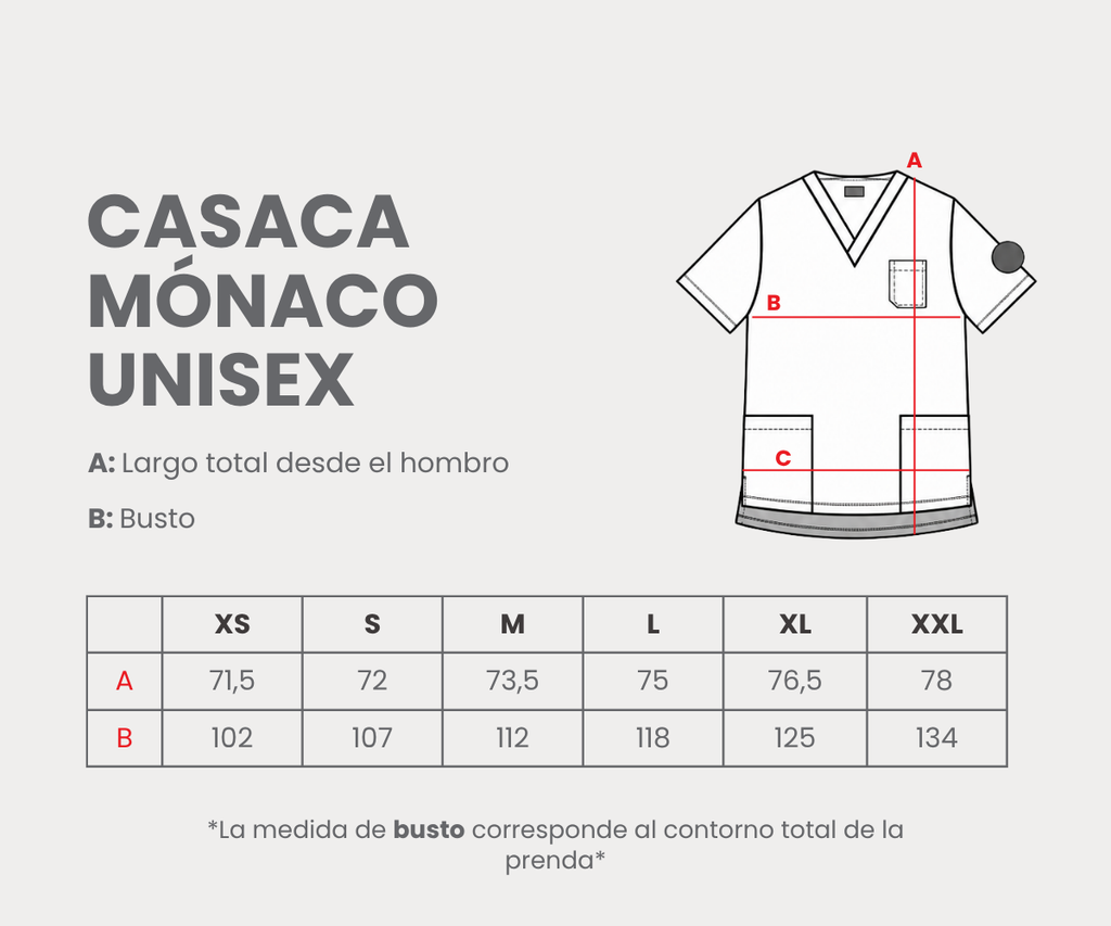 Ambo Mónaco Spandex Unisex