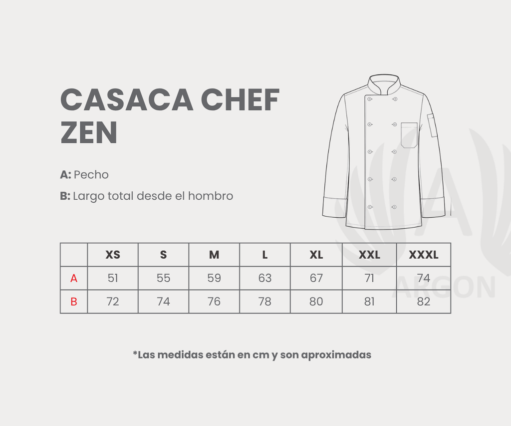 Casaca Chef Zen