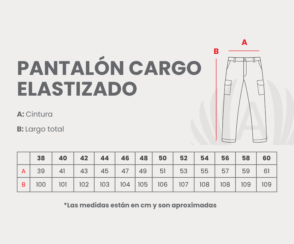 Pantalón Cargo Elastizado