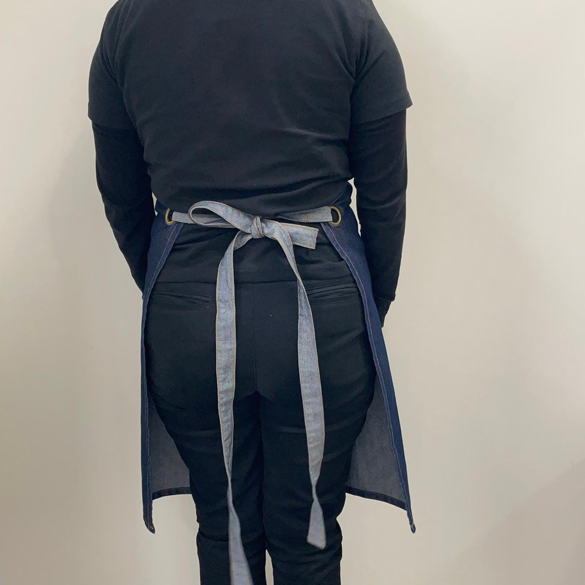 Delantal Con Peto Mod. 5 Denim