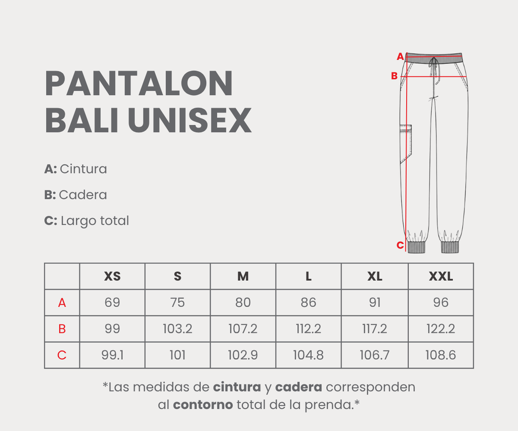 Pantalón Bali Spandex Unisex