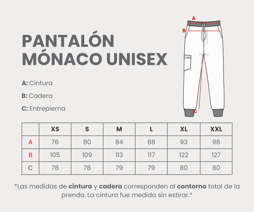 Ambo Mónaco Spandex Unisex