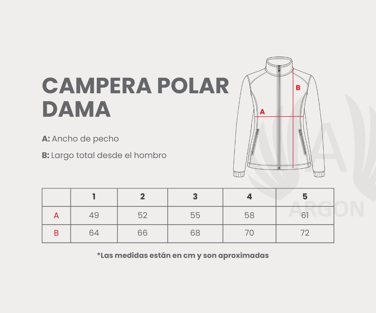 Campera Polar Dama