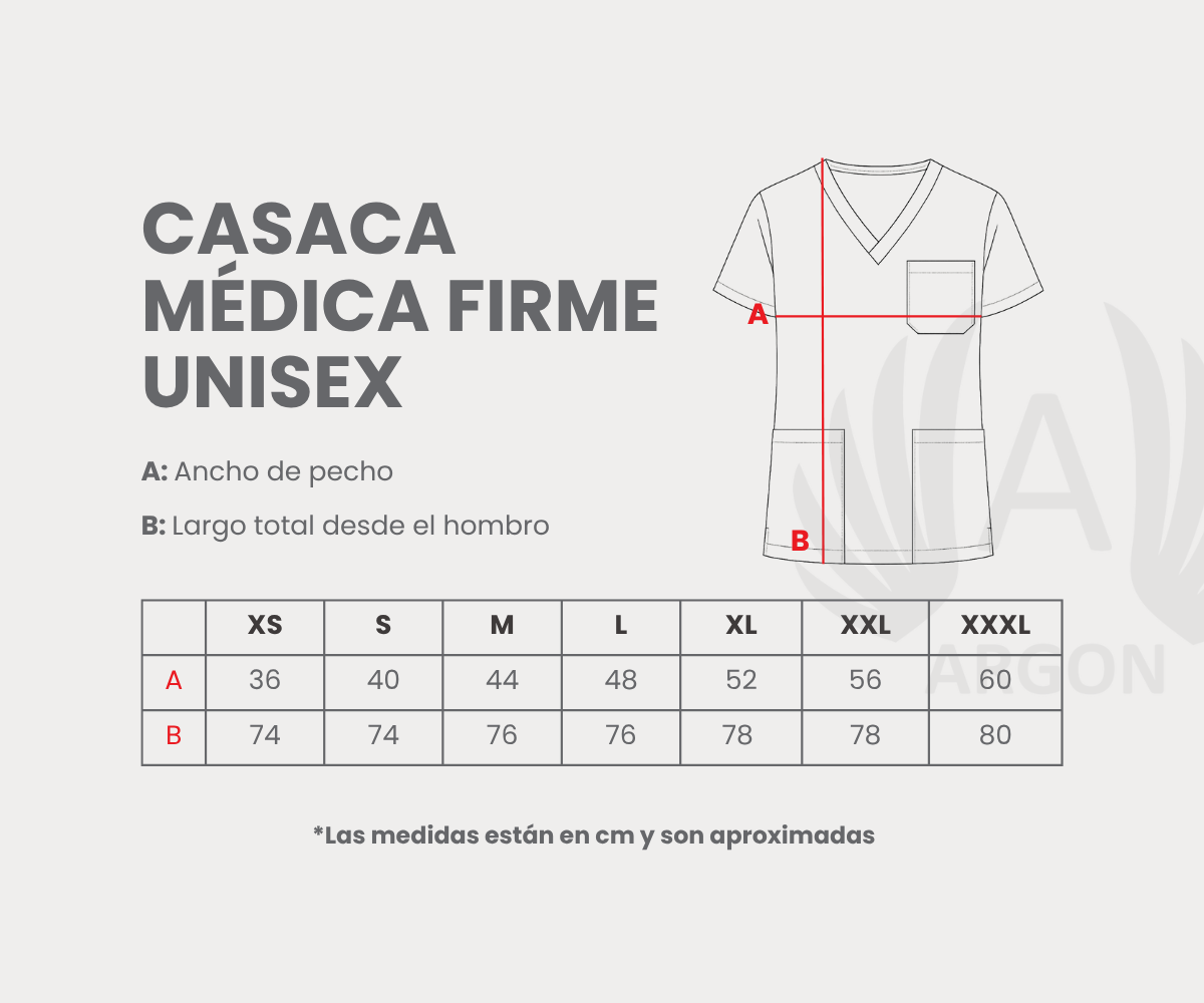 Casaca Médica Firme Unisex