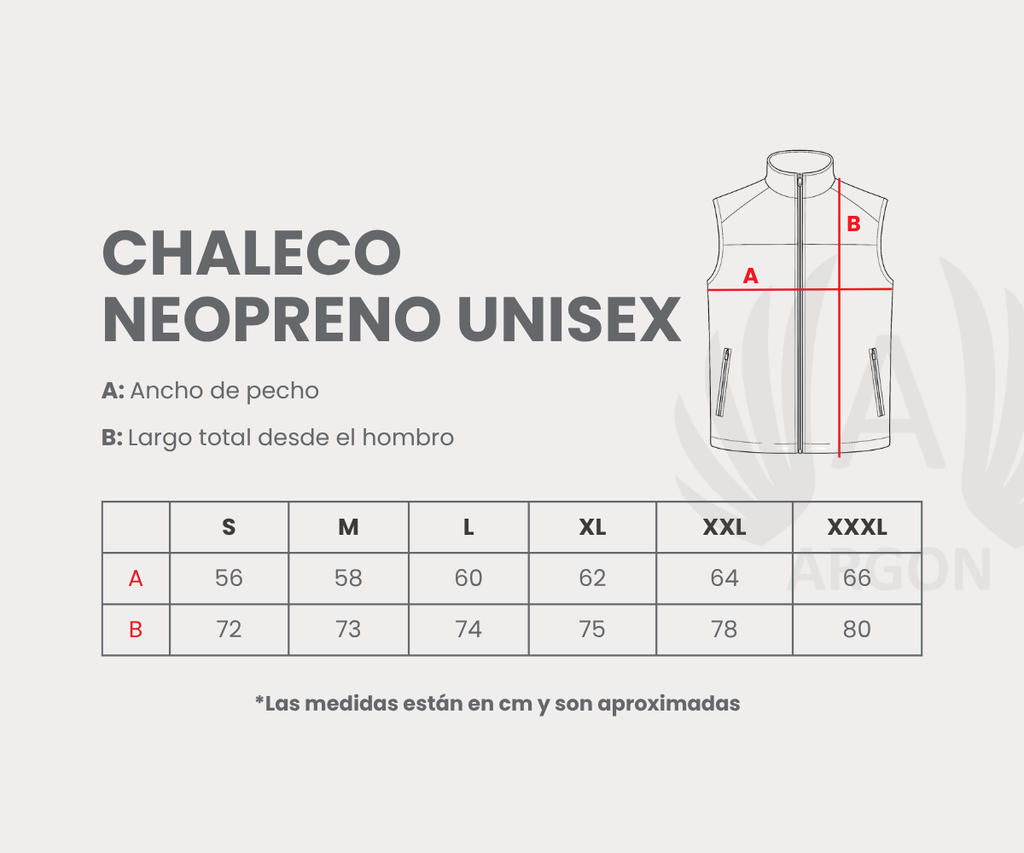 Chaleco Neopreno Unisex