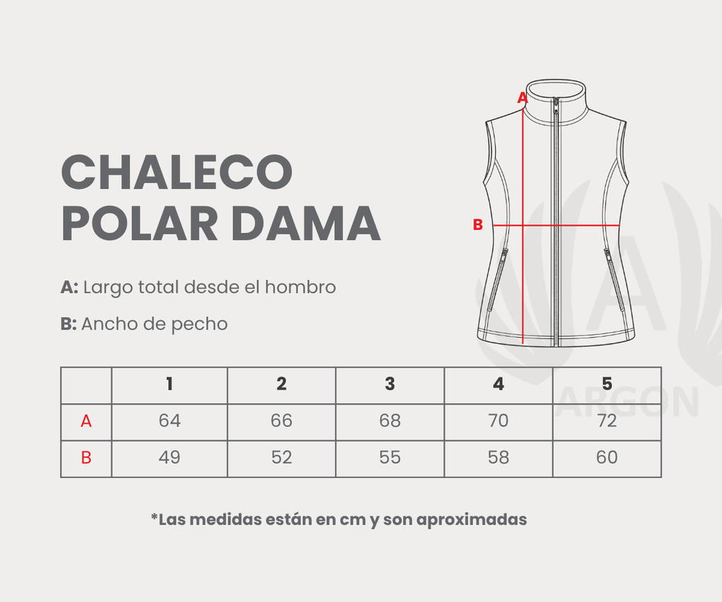 Chaleco Polar Dama