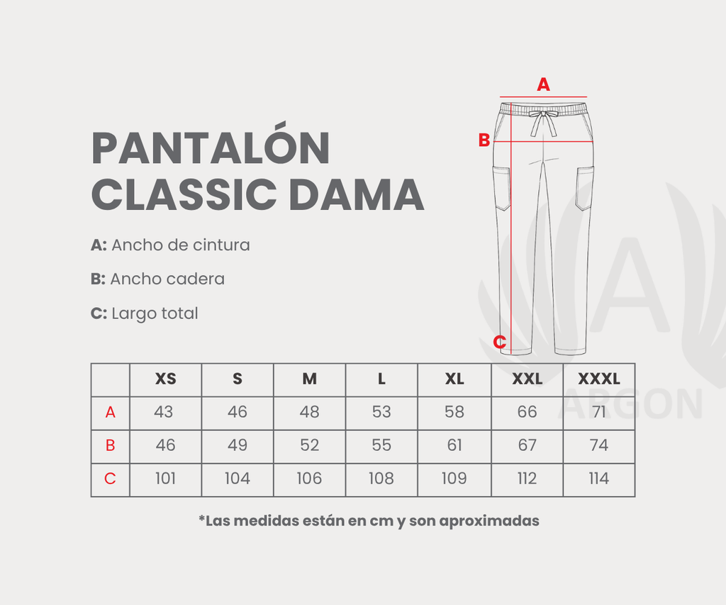 Pantalón Classic Spandex Mujer