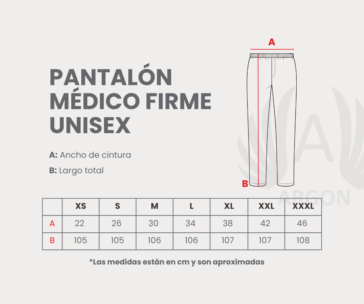 Pantalón Médico Firme Unisex