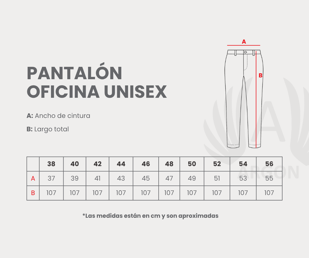 Pantalón Oficina Unisex
