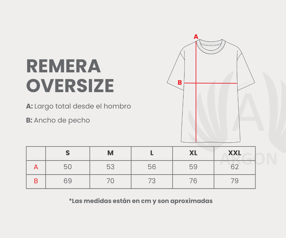 Remera Oversize